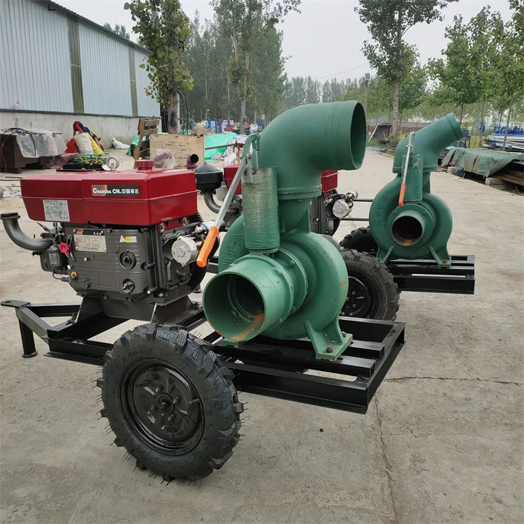 High Pressure Agricultural Irrigation Diesel Engine Water Pump Diesel 8-inch water pump unit