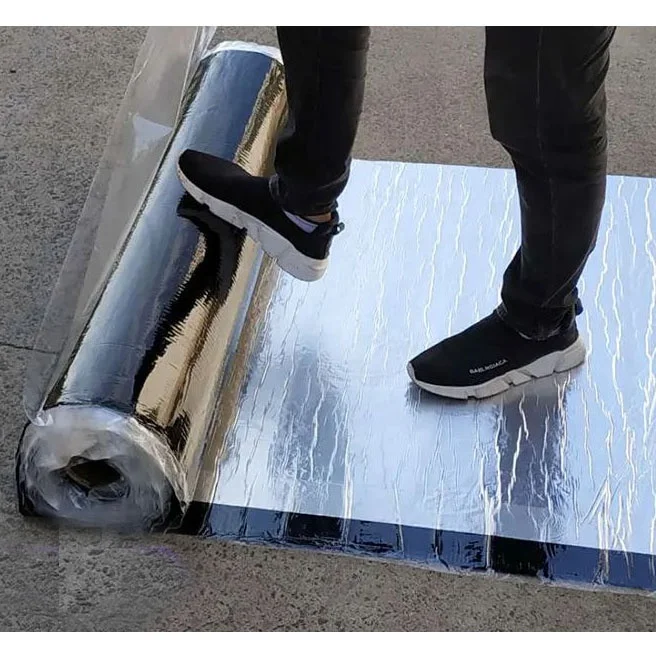 Factory  Cutting-Edge Self-Adhesive Waterproof Membrane for color steel metal resin ceramic tiles roof renovation