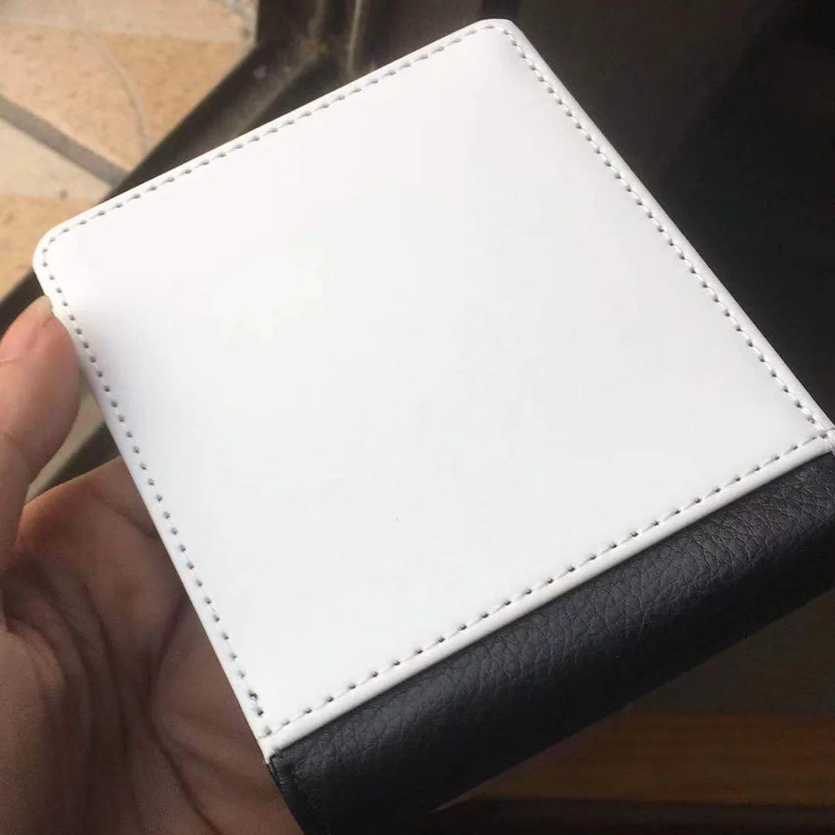 Sublimation Wallet Blank for Men Gifts Leather Blank Wallet Heat Transfer Bank Card Holder DIY Men Sublimation wallet