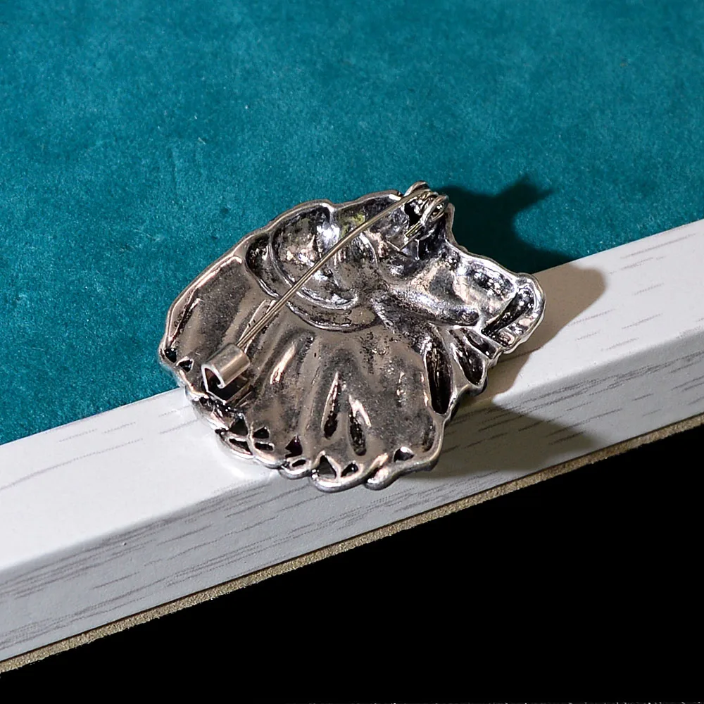 
Indian Chief Head Brooch New Design Vintage Fashion Pin Feather Style High Quality Coat Accessories Multi-color Drop Shipping 