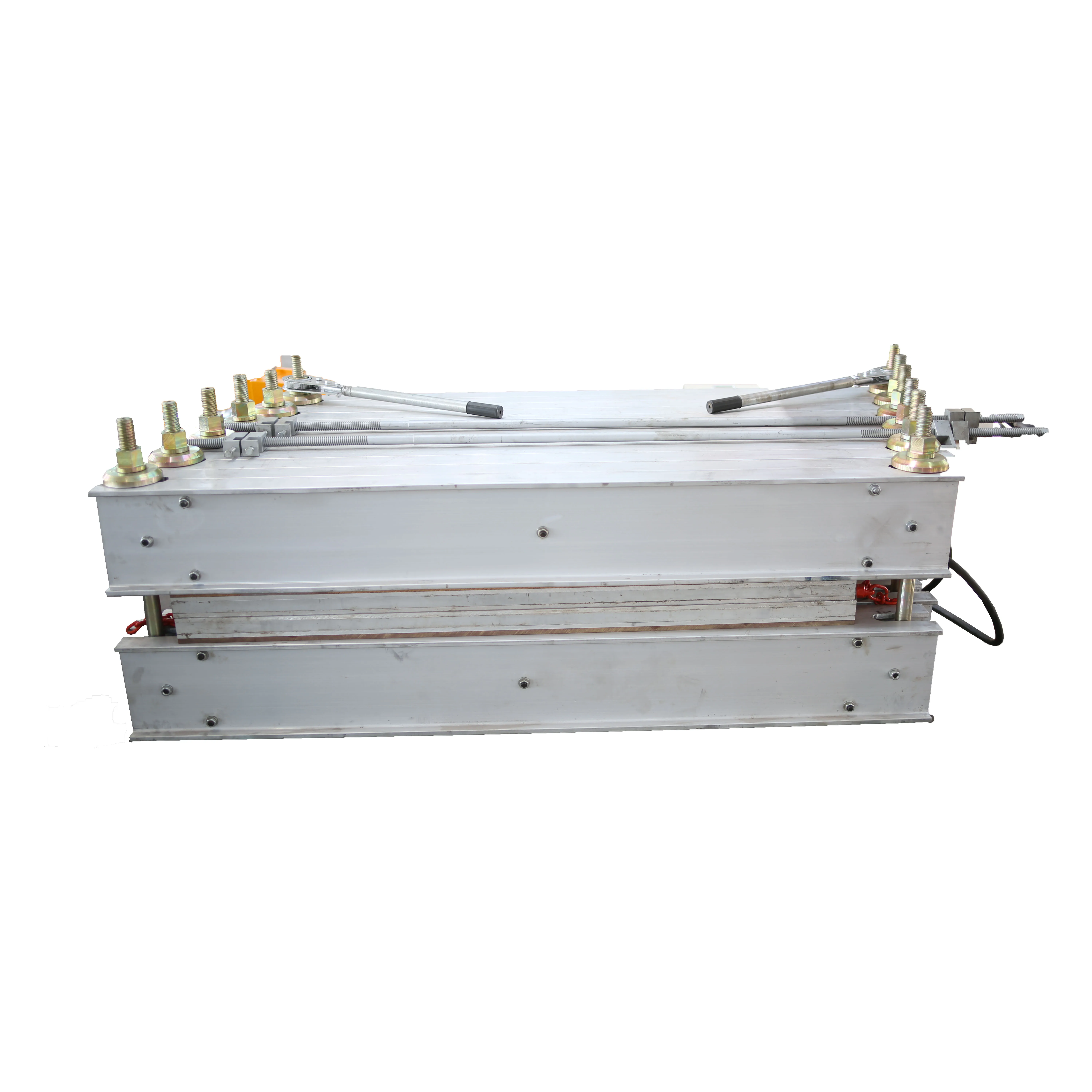 Conveyor belt joint hot vulcanizing splice machine