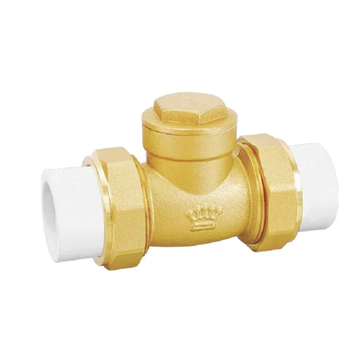 H24W-10/16/25T PP-R Thread connection Check brass valve (4007)
