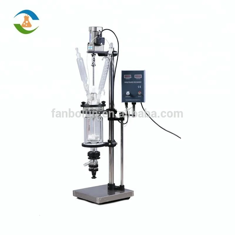 1L 10L 20L 50L двойной Jacketed химический стеклянный реактор