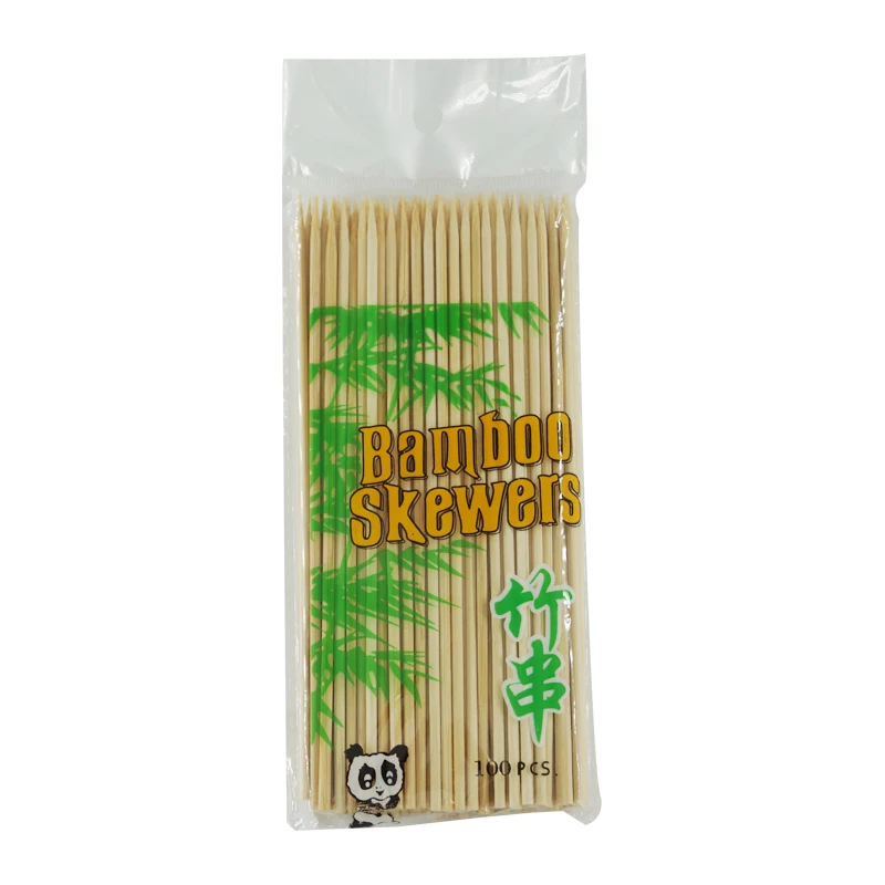 18cm/20cm/25cm/various specifications disposable wooden bamboo barbecue skewers