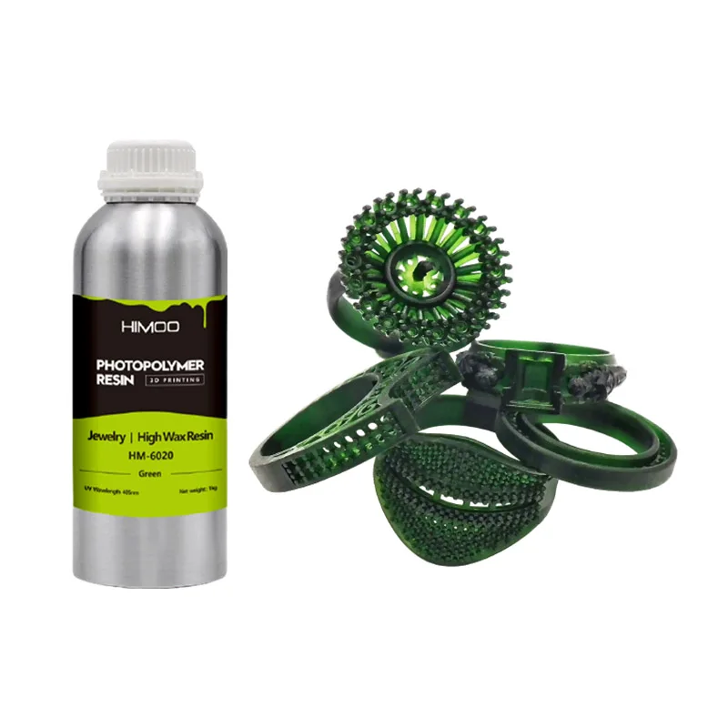 3D printer LCD DLP printing jewelry high wax resin 405nm Green color