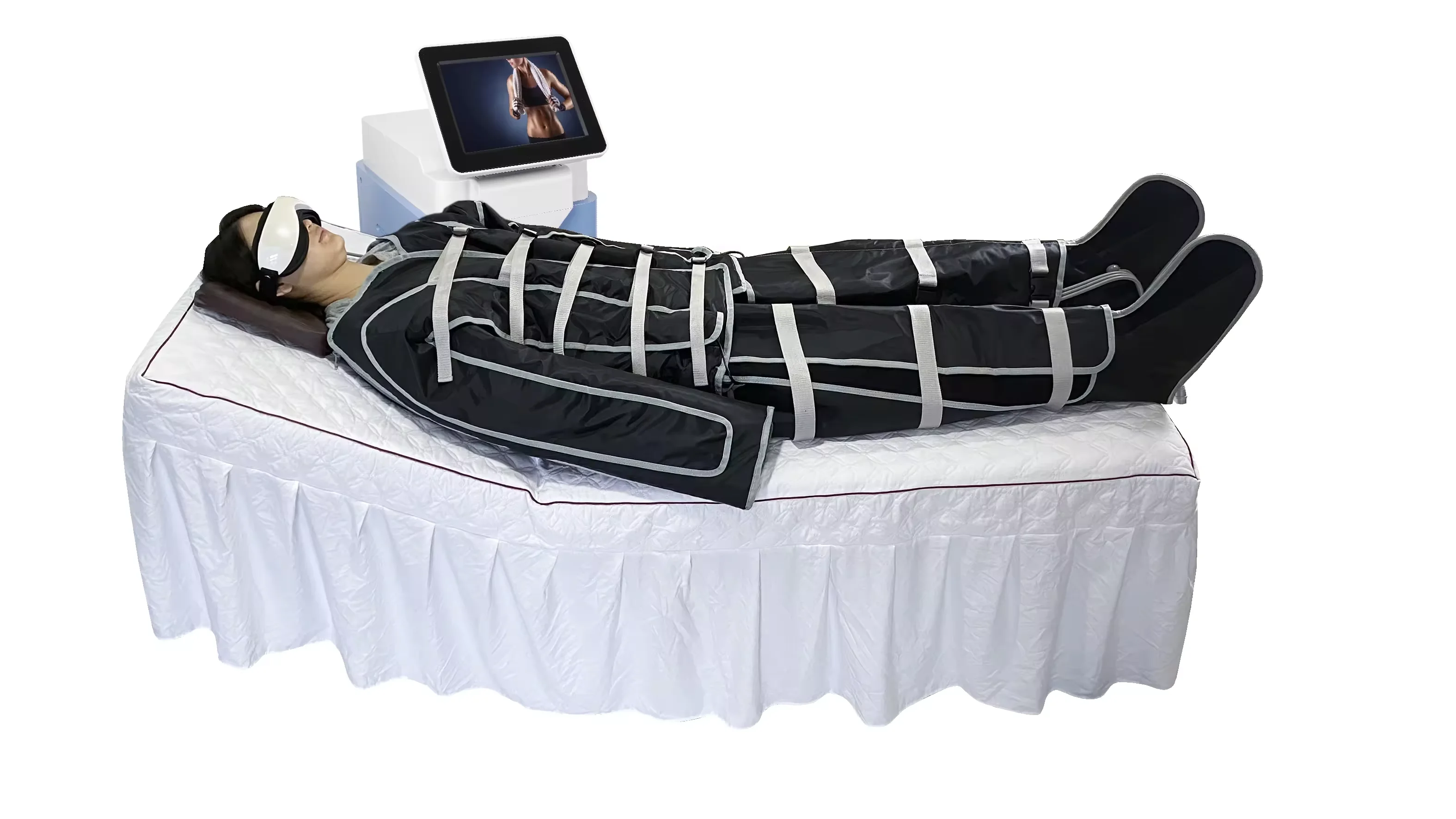 Health Care Body Massage 24 Chamber Full Body Lymphatic Drainage Pressotherapy System Machine