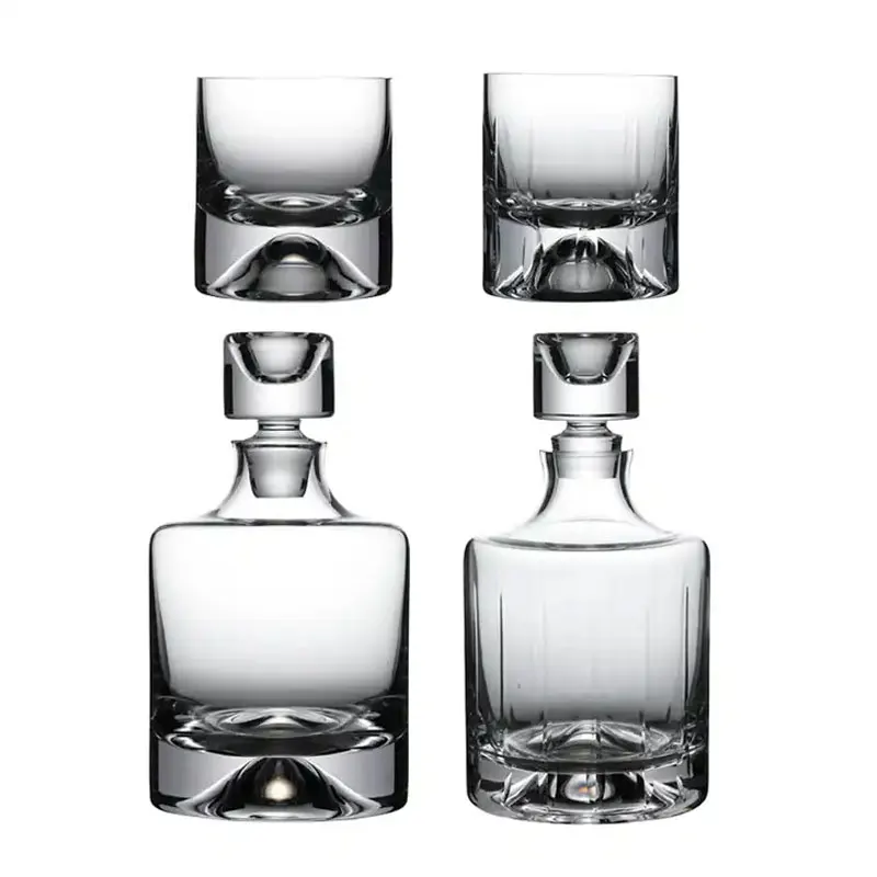 SUNYO Hot Wholesale Customized Logo Wine Glasses Small Shot Glass Whisky Glass Whiskey Decanter Set