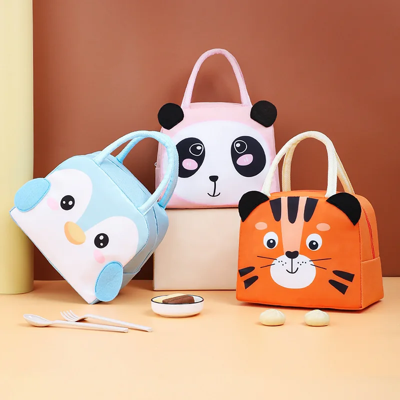 Cartoon Lunch Cooler Bag Insulated Lunchbox Kids Lunch Box Bags For kids women gril