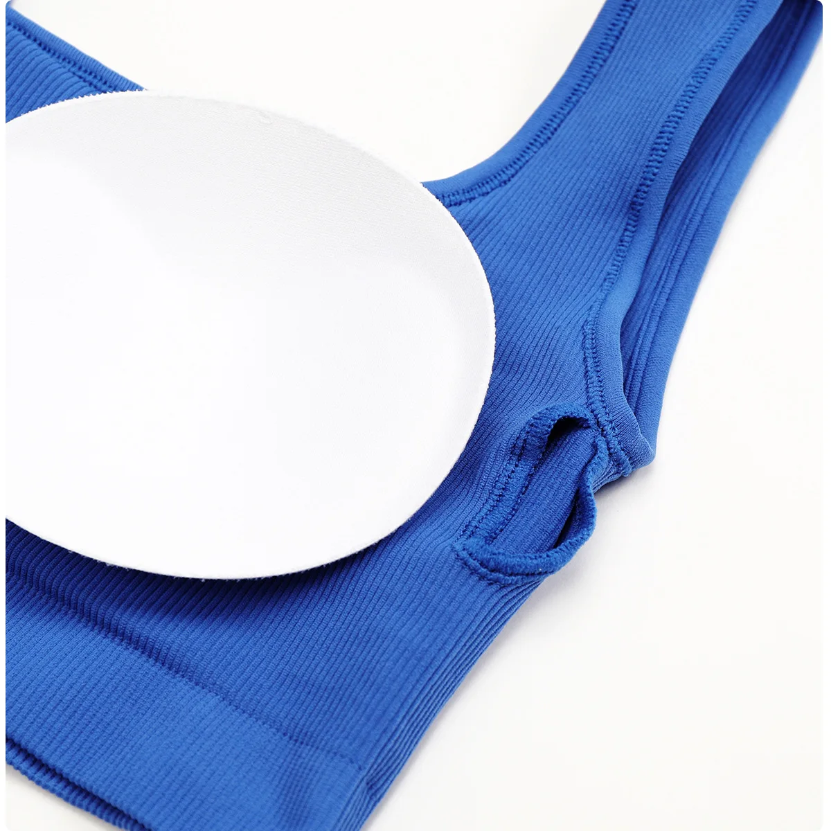 Summer Sport Yoga Workout 2PCS Training Wear Ribbed Seamless Set Womens Biker Shorts Gym Sets