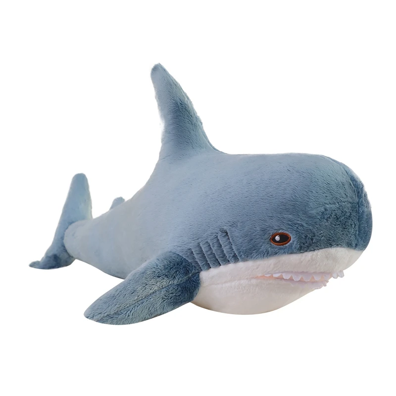Popular Sea Animal Toys Stuffed Animal Soft Cute 22inch Large Shark Plush Pillow Toy Gift for Kids