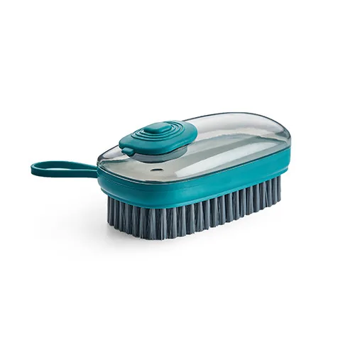 Household Washing Product Liquid Soap Dispensing Washing Brush for Clothes and Shoes