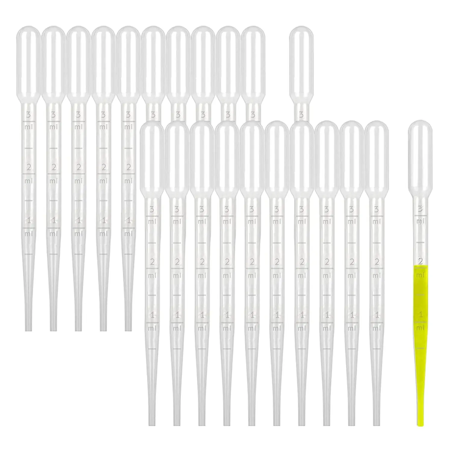 Laboratory Polyethylene Disposable Pasteur Pipette 3 ml