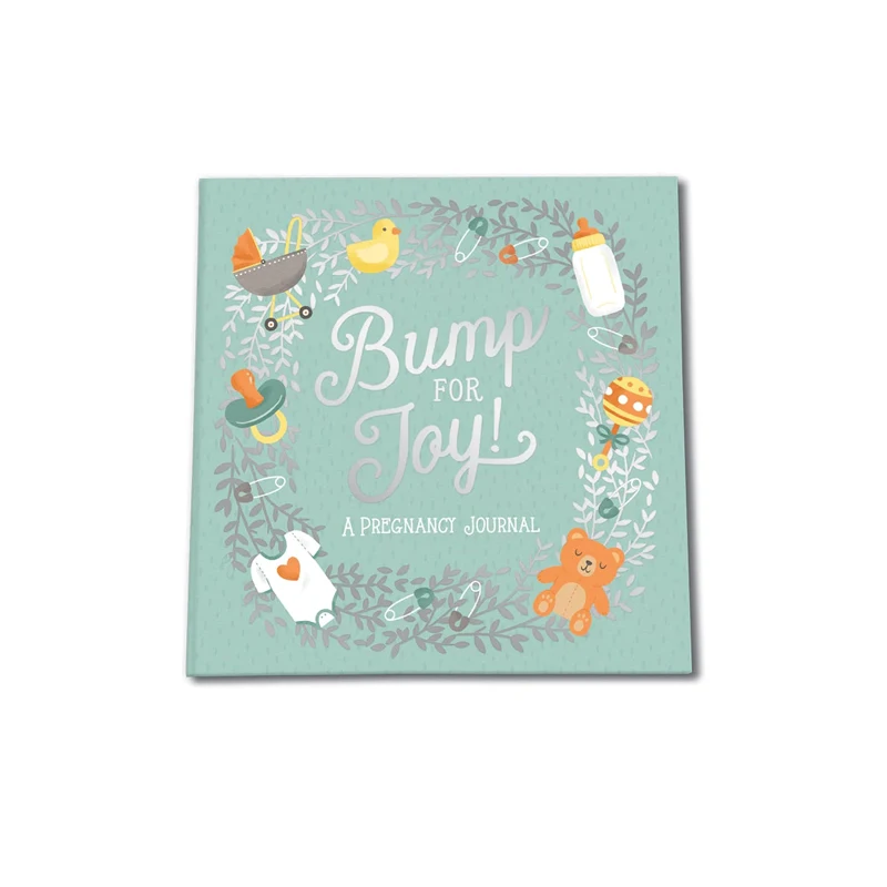 Pregnancy Journal Hardcover Spiral Notebook Customized Baby Keepsake Book Memory Book