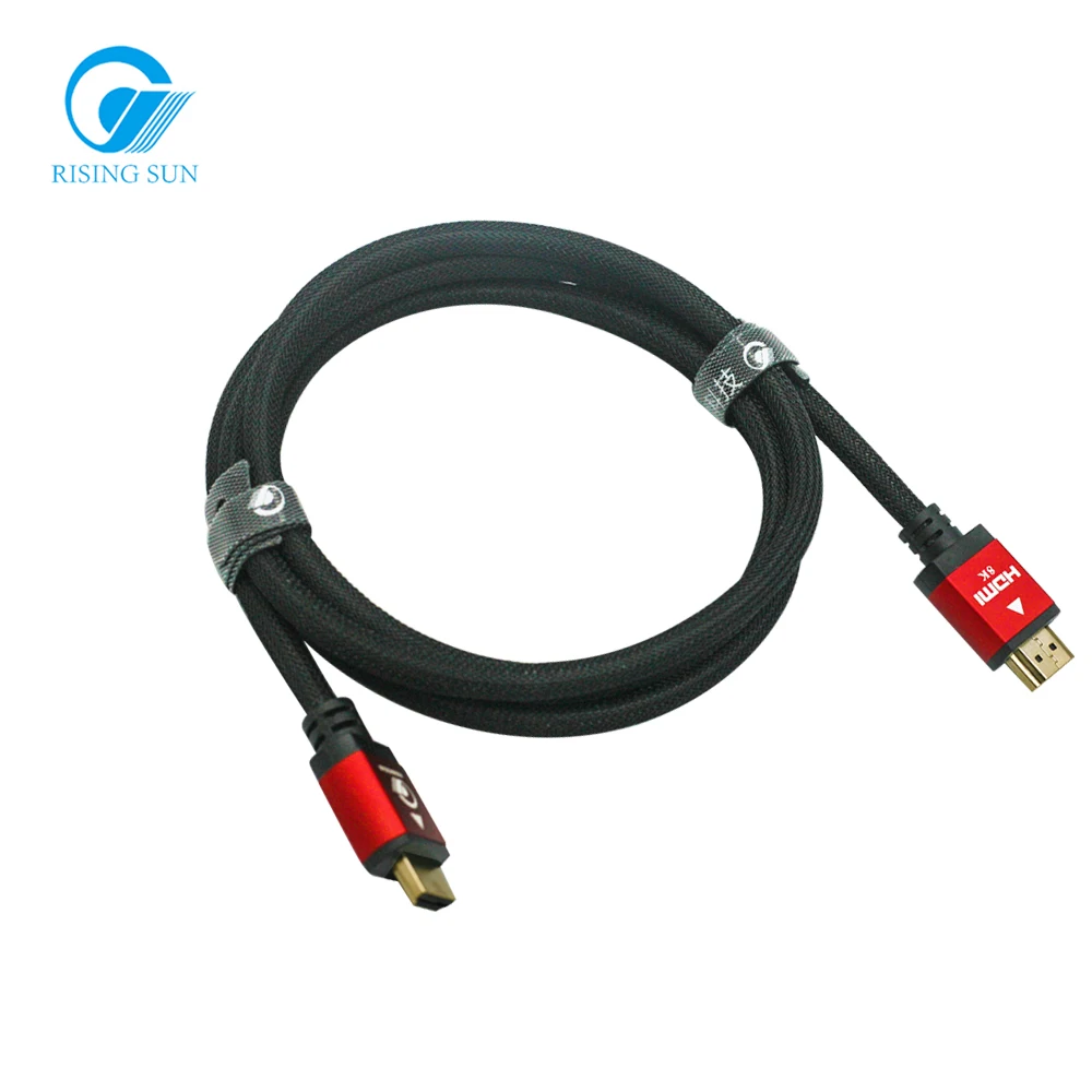 Плетеный высокоскоростной кабель 1 8 м из алюминиевого сплава Премиум Hdmi 2 4k 120 поддержка 8k 60 Гц 48 Гбит/с