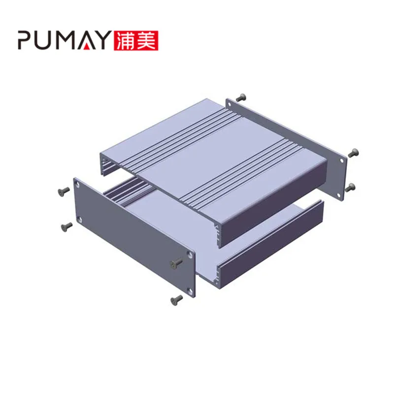 pumay anodized custom 168*54-200 mm aluminium frame profile with good quality enclosure
