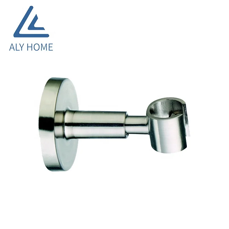 ALY wholesale home decor metal curtain bracket wall hanging ceiling bracket for square pole profile curtain bracket for track