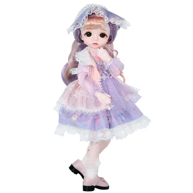 BJD Dolls for Dream Fairy Lovely 28 Flexible Joints Body Girls Dolls BJD