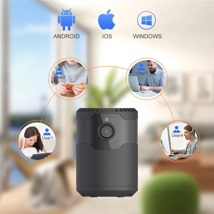  HD 1080P IP камера беспроводная Wi-Fi Встроенный аккумулятор наблюдения видеозапись панорамирование-Tilt CCTV Onvif P2P двухстороннее аудио PTZ