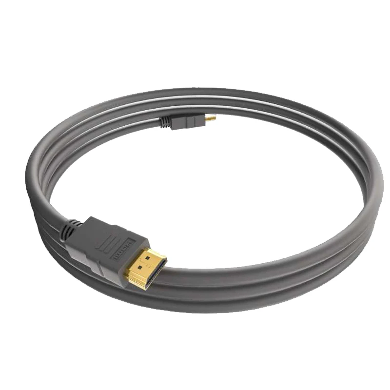 Micro Hdmi Kable HD Small Head Outdoor Security Camera System Slim Pure Copper HDMI Cable