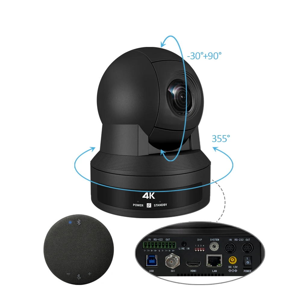 JJTS Новый дизайн 12x4k UHD Конференц-камера USB 3 0 3G-SDI PTZ для живых событий видеоконференций