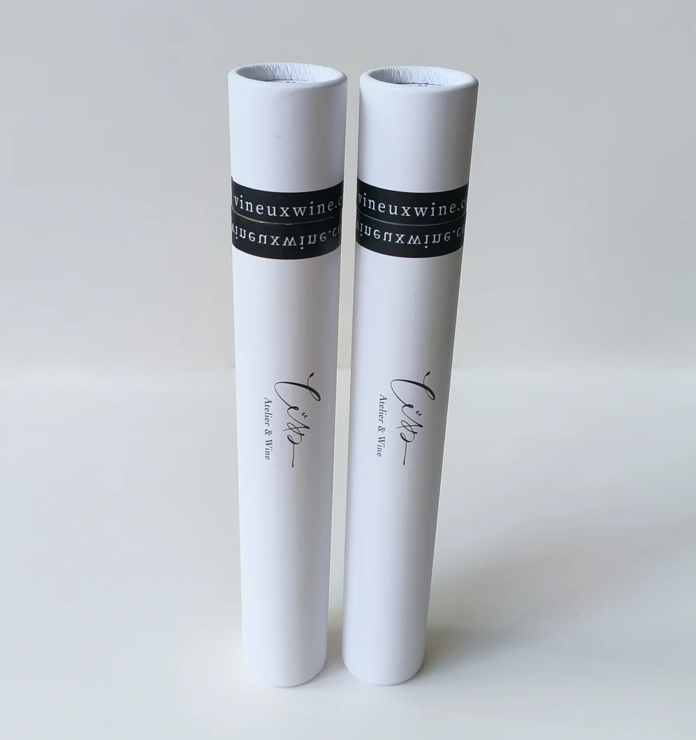 100% Eco-friendly  Incense Stick  kraft Cardboard Packaging long Thin cylinder paper  tube with custom print