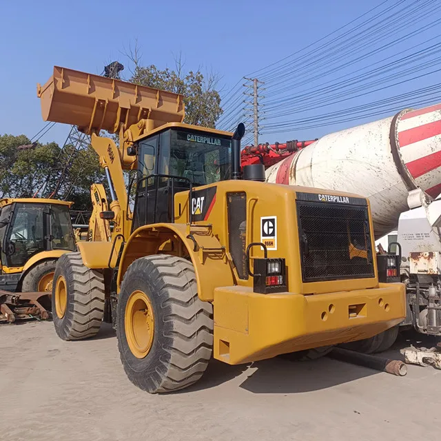 Подержанный погрузчик японского происхождения CAT 966H Высококачественная стабильная производительная гусеница большой емкости 966h для продажи в Шанхае