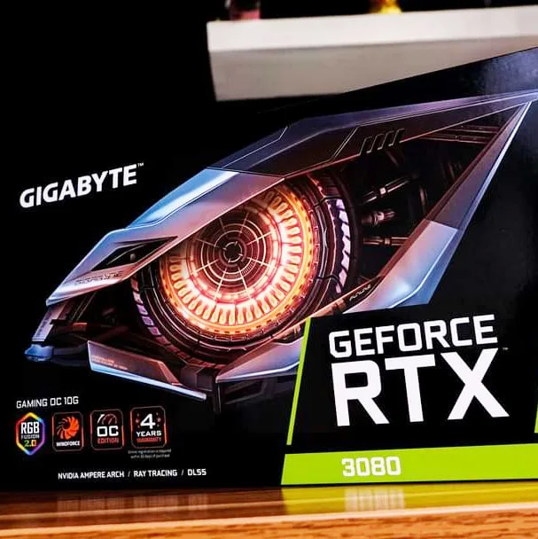 Hot Selling 3080 rtx 10G 3070 3080 Triple Fan in Graphics Cards in stock