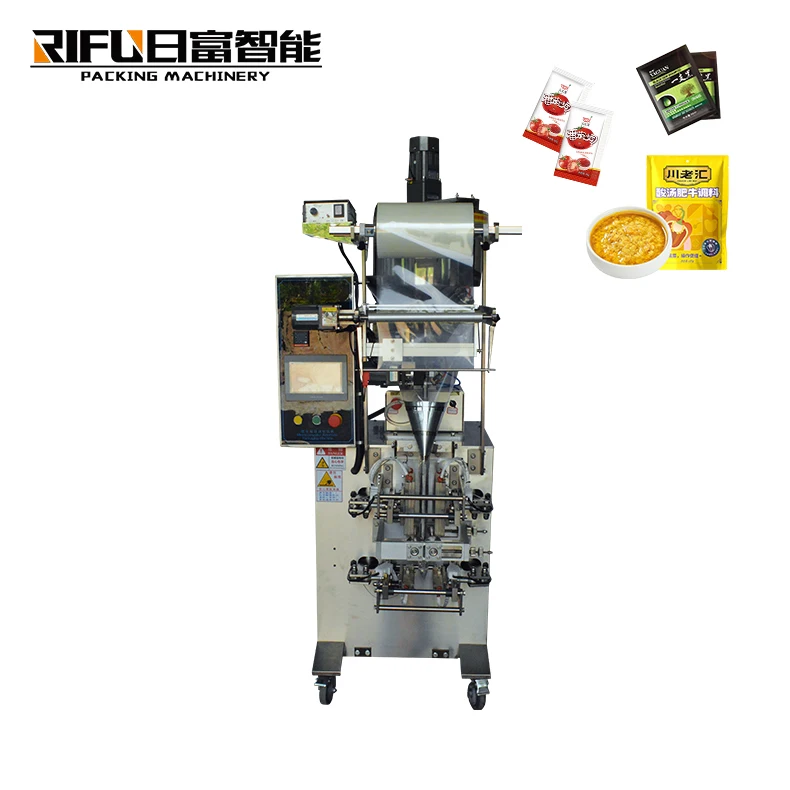 liquid filling and packing and sealer machine auto milk paste packing machine