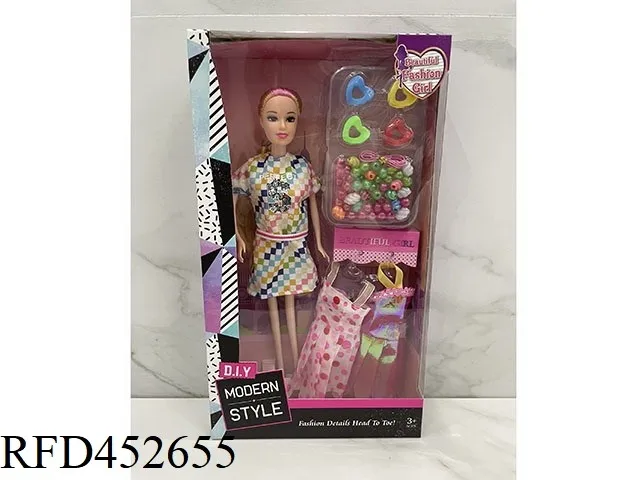 11.5 Inch Fashion Family Dolls Set For Kids Children