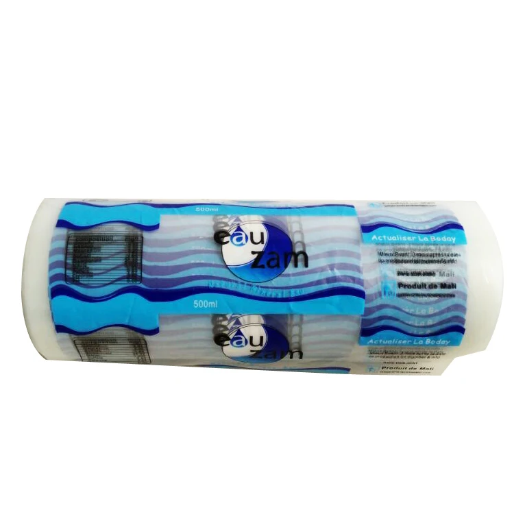 Custom automatic Packing PE film Pouch Film  plastic film roll for water sachet