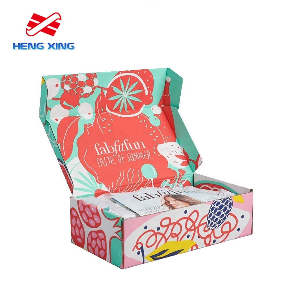 HENGXING custom design paper box clothes shipping mailer box shipping boxes custom logo
