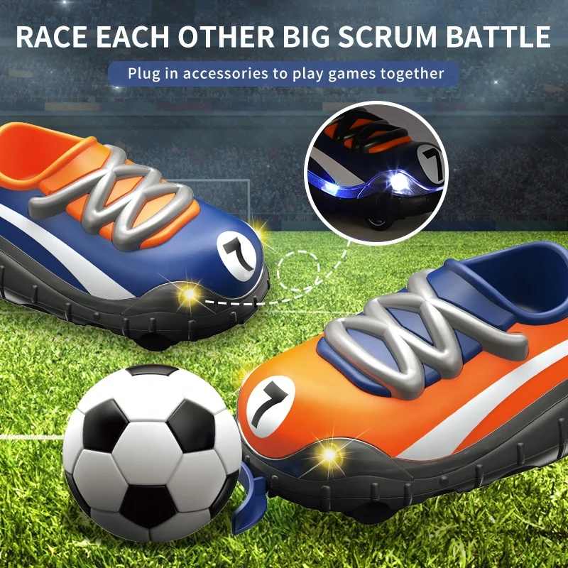 Qilong New Radio Control Toys Competitive Sports 2.4G Remote Control Soccer Shoes Car Soccer Series Gift Rc Car Souvenir Toys