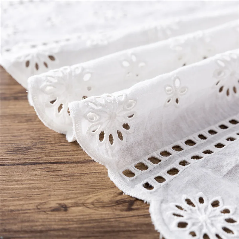 2021 Latest Nigeria Switzerland White Flower Dry African Swiss Cotton Voile Lace Fabric