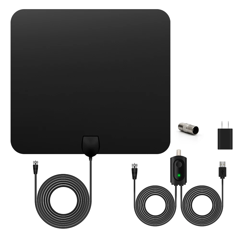 DVB-T2 Indoor TV Antenna for Digital TV DVB T2 FTA HDTV 150 Miles Long Range Antenna VHF UHF HD Amplifier ATSC TV Antenna 4K