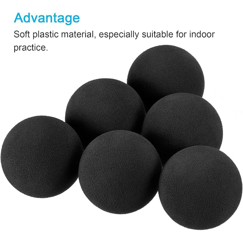 Индивидуальная индивидуальная тренировочная тренировка EVA Foam Ball black-Губка для тренировок в помещении