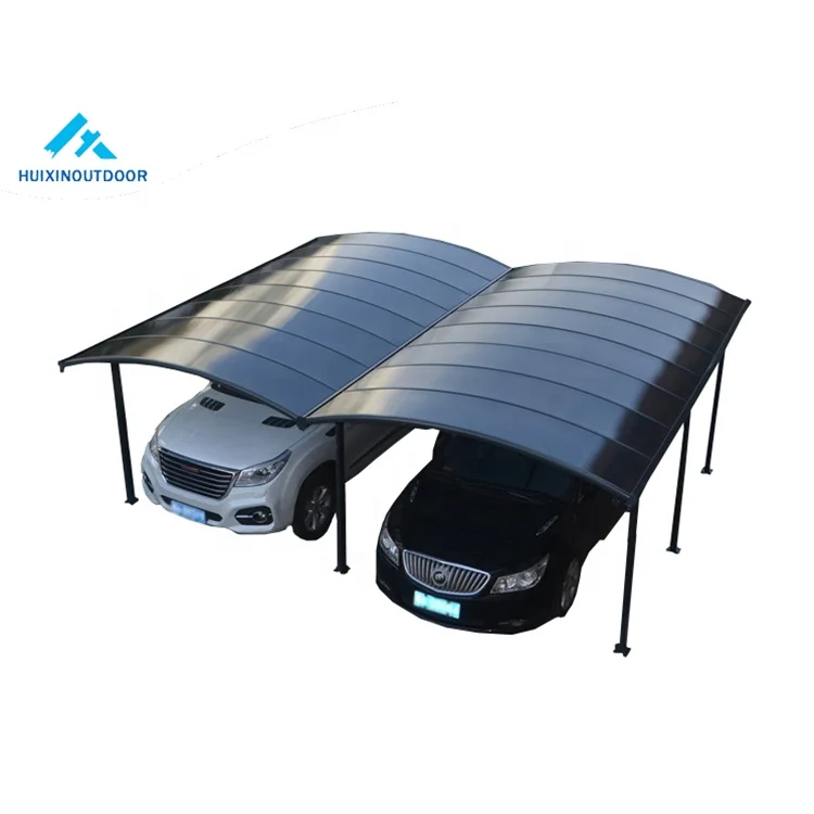 Tensile Parking Shed Canopy Automatic Outdoor 1 Structure Pipe Two Car Metal Garage Enclosure Carport Netting