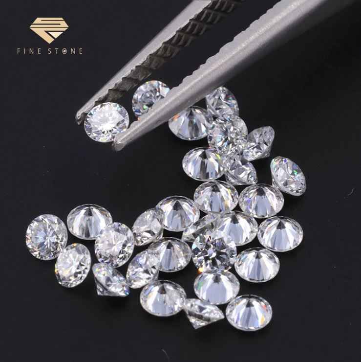 wholesale 0.9carat IGI lab grown diamond round brilliant 3EX cut white color DEF VVS-VS loose 0.5ct lab diamond CVD