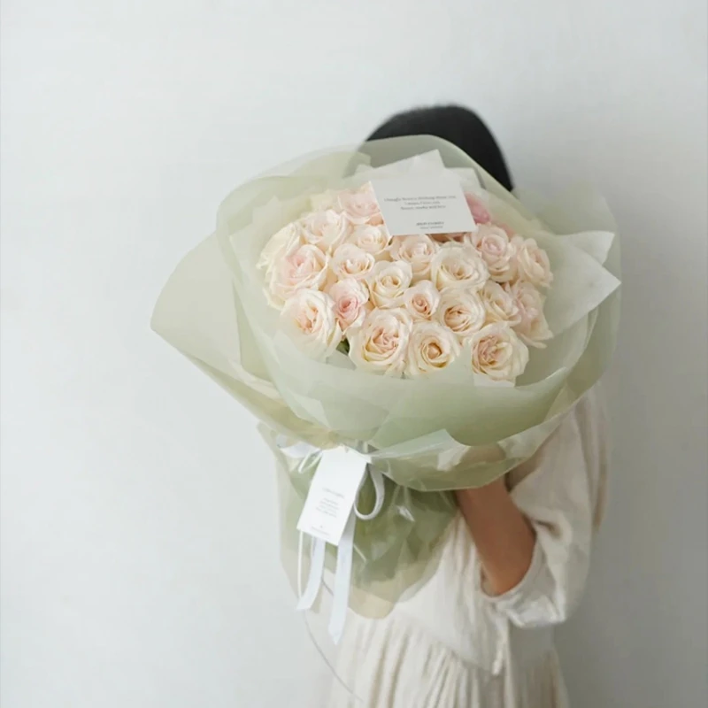 CALOR border wrapping paper waterproof matte film flower packaging material solid color jelly film wrapping paper for packaging