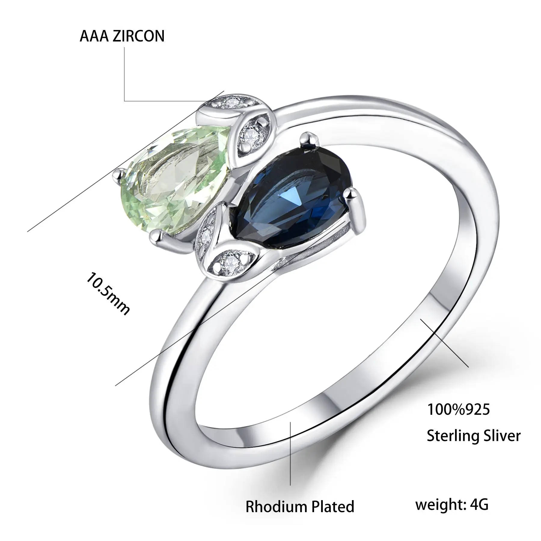 Luxury Nano Emerald Engagement Jewelry Rings for Women Genuine 925 Sterling Silver Oval Gemstone Wedding Ring senior Jewelry