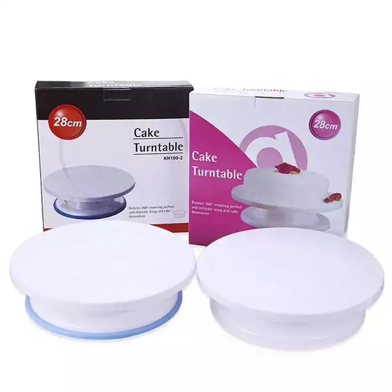 Y4026 wholesale Cake Plastic Turntable For Cake Decorating Stand