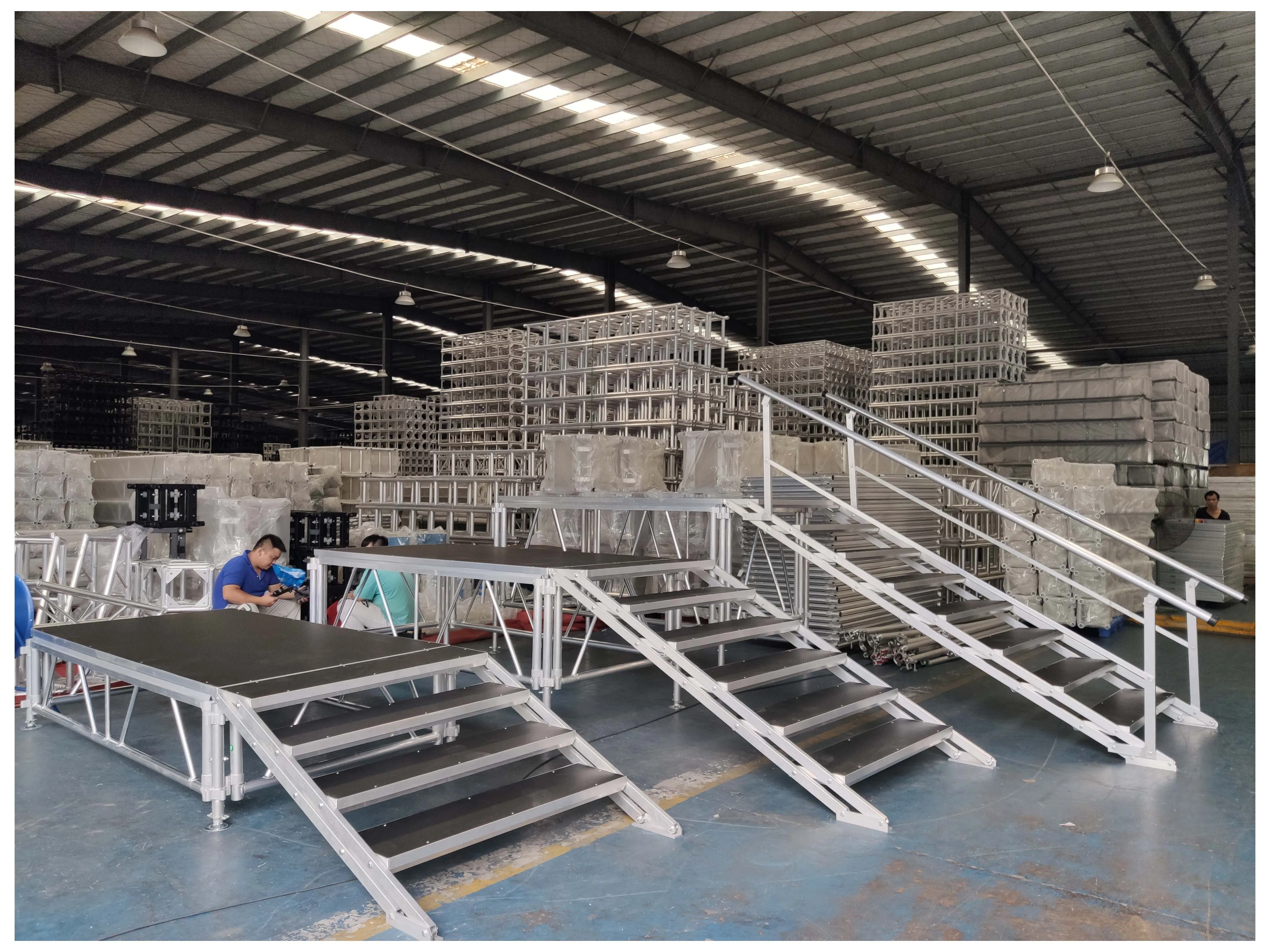 Aluminum assembly stage plus portable simple stage Suitable for exhibition wedding DJ music concerts