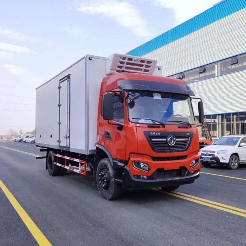 Новая версия Китай 4x2 РЕФРИЖЕРАТОРНЫЙ грузовик кузов 11-20 т Холодильный фургон