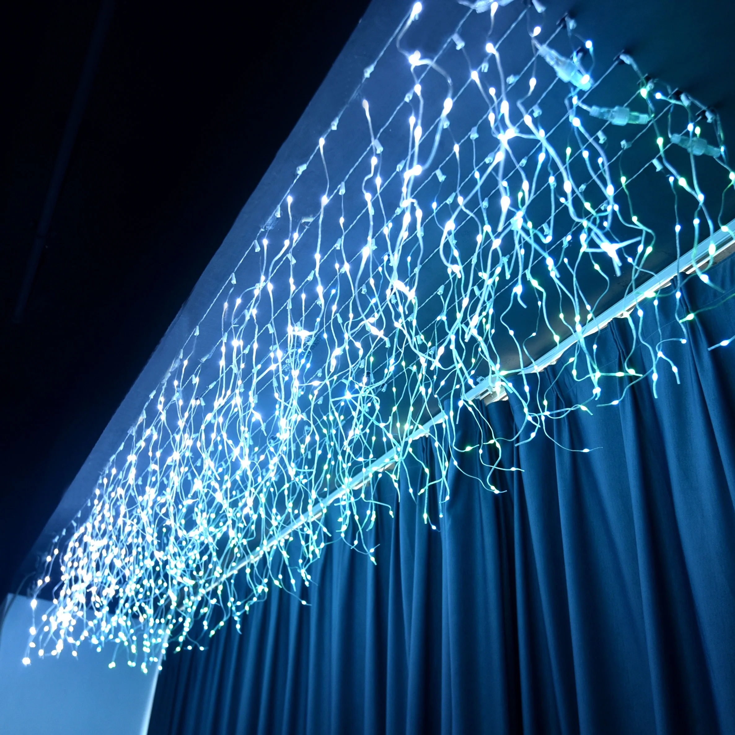 24V 5M Christmas Lights Outdoor Decoration Droop 0.5m Led Curtain Icicle String Lights Garden Street Eaves Garland Fairy Light