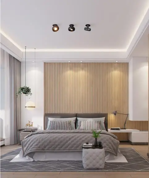 Новый дизайн, вращающийся Точечный светильник без оправы, мини-Светодиодный точечный светильник для выставочного зала, виллы