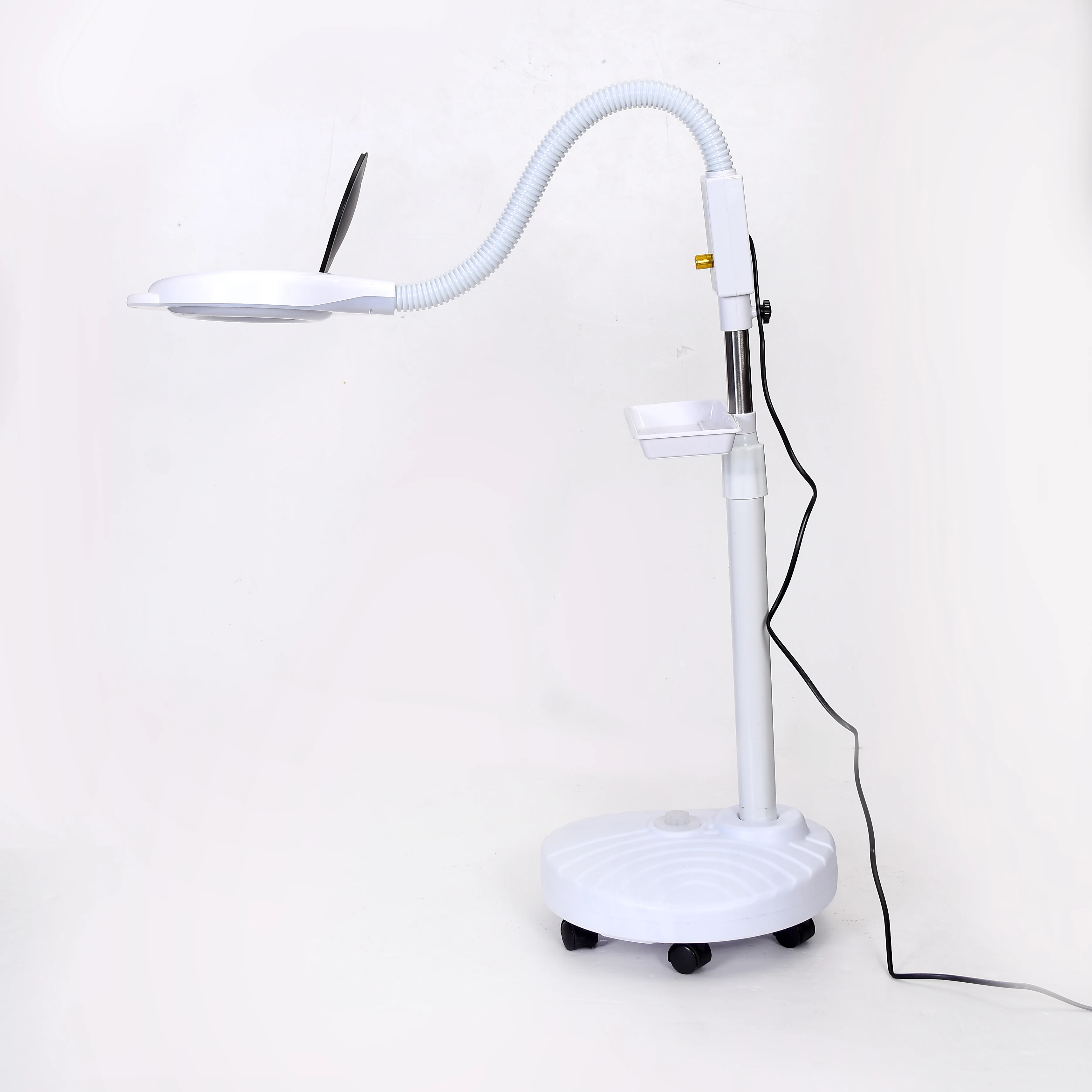 White Lens Led Magnifying Lamp High-quality Dimming  Standing Illuminated Magnifier Lamp LED Magnifier Power Supply Clamp