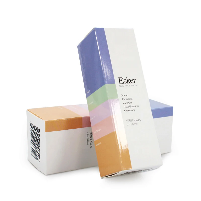 Costom printing luxury packaging cardboard store boxes for skin care products