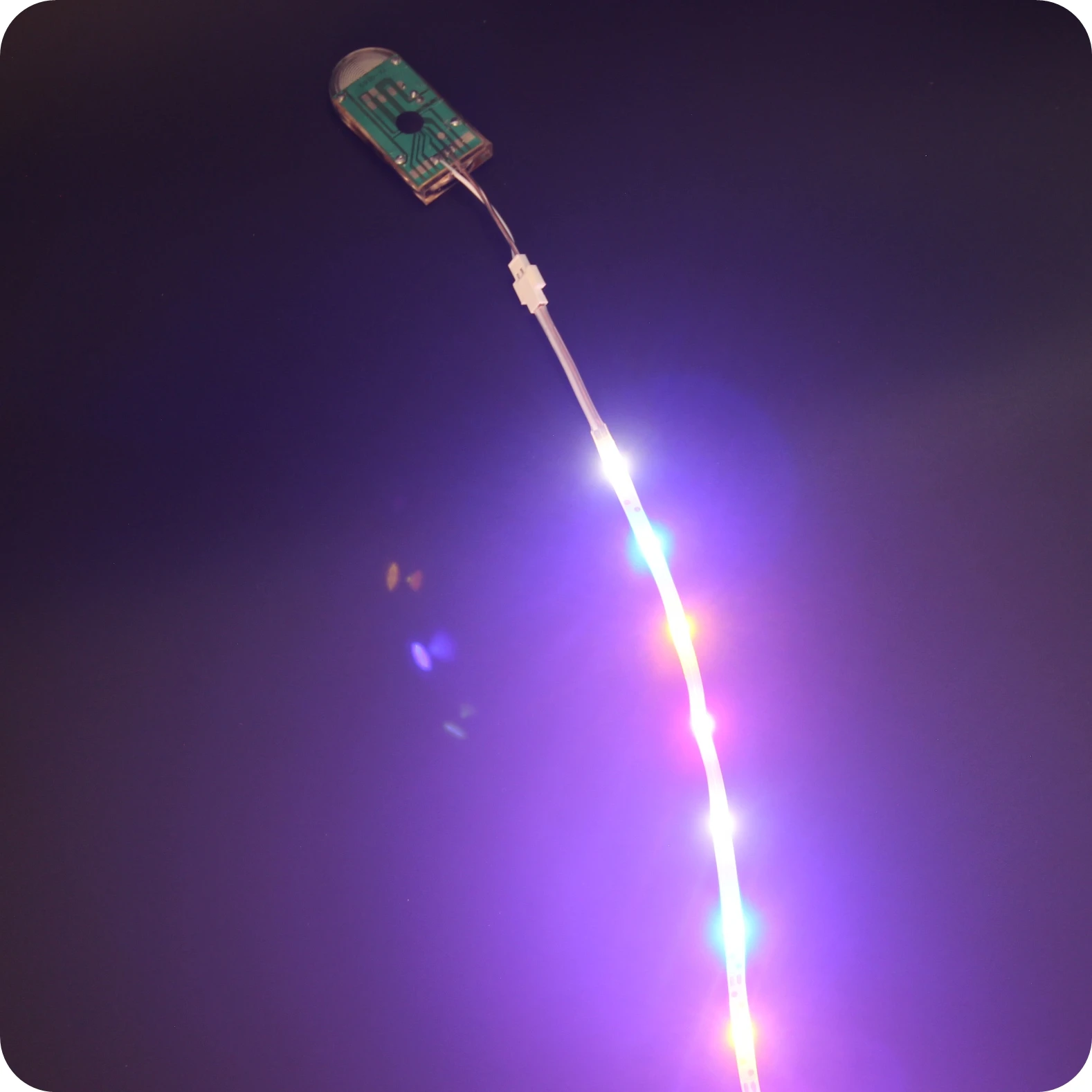 Светодиодная Водонепроницаемая мигающая полоса для украшения обуви, подошвы и верхней части обуви