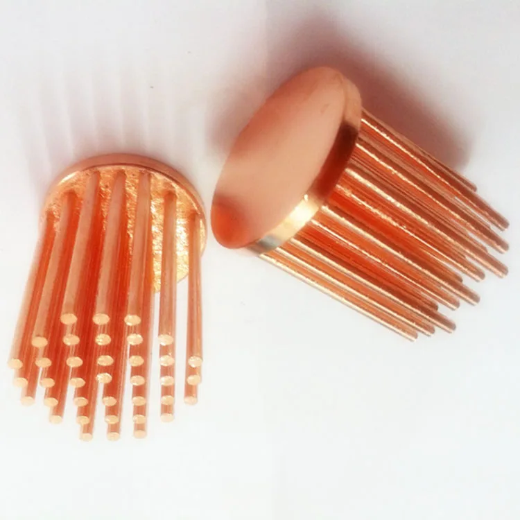 Diameter 40mm  thermal conductive copper cob heat sink, The most ideal Custom house radiator
