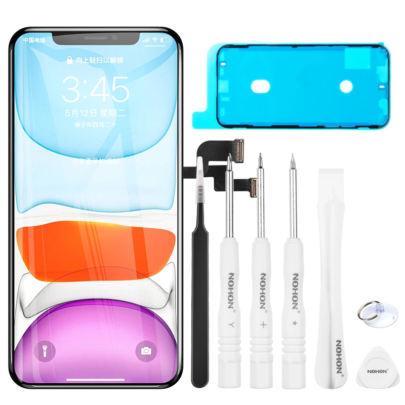 NOHON Brand New Factory wholesale repair replacement oled display For iphone 10 privacy screen For iphone x lcd screen