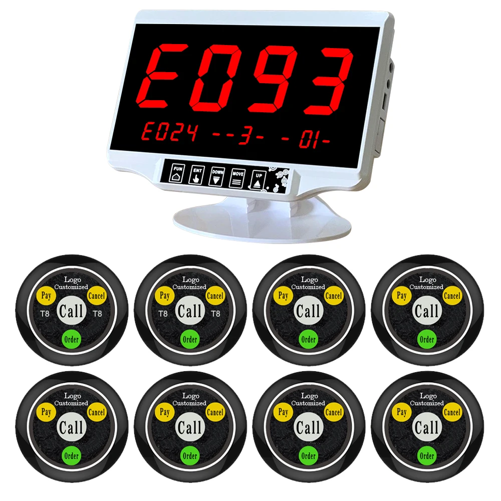 restaurant waiter call bell system cafe pager wireless